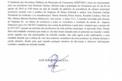 Esclarecimento Foto Esclarecimento