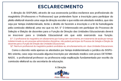 ESCLARECIMENTO Foto ESCLARECIMENTO